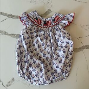 Poppy Kids Co flag smock